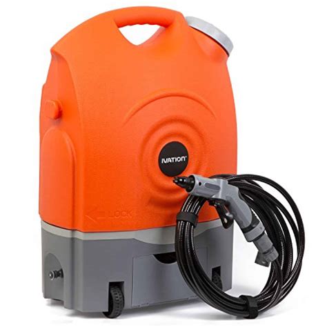 Battery Powered Pressure Washer, Lieber 21V Cordless Portable Power Cleaner 3Ah 410 PSI/ 2800KPA Power Washer Electric Pressure Washer for Car, RVs Boats or Home Projects - 6 in 1 Nozzle (Red)