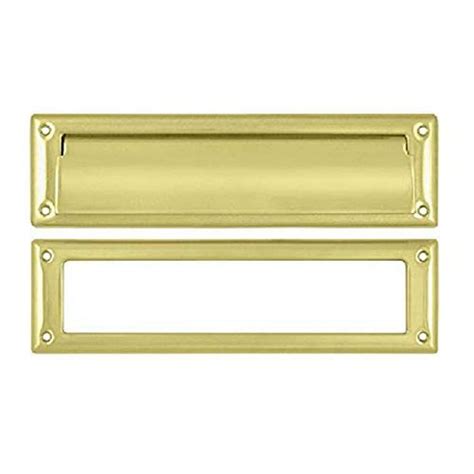 Deltana MS211U3 11" x 2 1/4" Solid Brass Mail Slot
