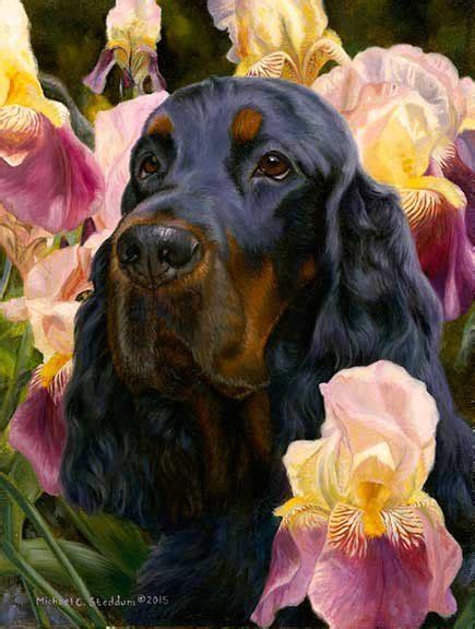 Gordon Setter Art Reproduction Print – “Grace & Beauty” by Michael Steddum - Limited Edition Signed and Numbered Gordon Setter Art Print - Ideal for a Gordon Setter Gift