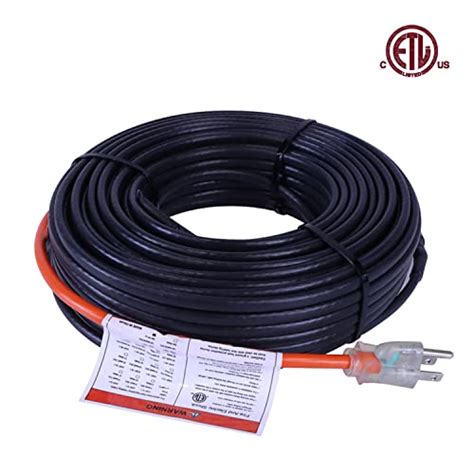 HEATIT JHSF 100-feet 120V Self Regulating Pre-assembled Pipe Heating Cable