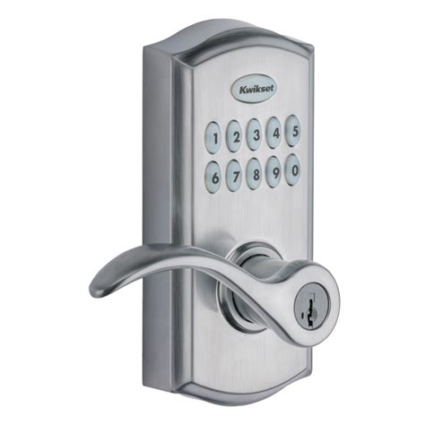 Kwikset 99550-001 Smart Code 955 Electronic Lever, Satin Chrome