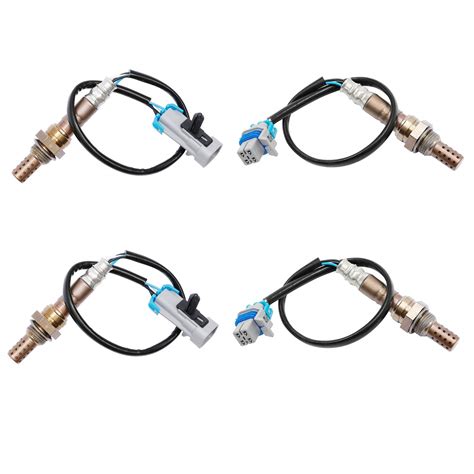 O2 Oxygen Sensor Upstream Downstream 4Pcs Replacement for Silverado Tahoe Suburban & More Replaces# 234-4668, 234-4256