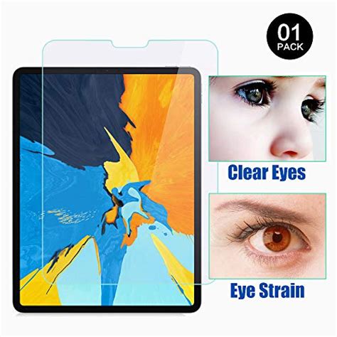 PERFECTSIGHT Anti Blue Light Filter Tempered Glass Screen Protector for iPad Mini 5 2019 Mini 4 [HD NMPA Class 1 Medical Device] Anti Eye Strain Good Sleep Work