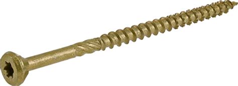 Best Deal Product Power Pro 967781 Wood Screws, #10 x 3-1/2", Premium Outdoor Deck Screws, Rust Resistant, Epoxy Coated Bronze, 1000pcs Box