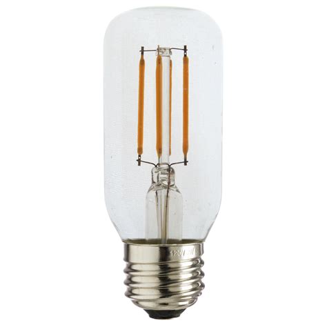 Best Deal 🛒 Sunlite 80892 LED Filament T12 Tubular Light Bulb, 3 Watts (40W Equivalent), 350 Lumens, ETL Listed, 100 mm, Medium E26 Base, Dimmable, 2700K Warm White, 1 Pack