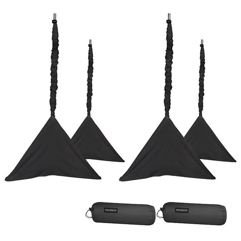 Super Deal Product Ultimate Support USDJ-PSB-T (Black) Pair of Attractive Sleeves for Speaker Stand and Lighting Tree Poles/Tripod
