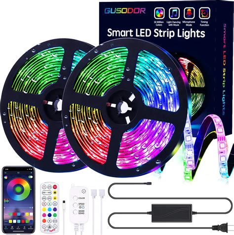 80% Off Discount Waterproof Led RGB Strip Lights Outdoor Indoor, Power Supply with Fuse, UL Certified, Color Changing