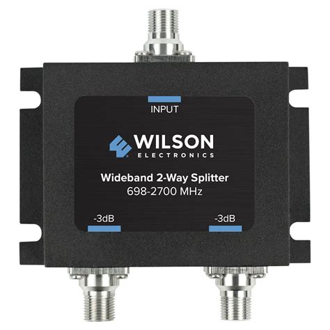Wilson Electronics 2 Way 75 Ohm Splitter -3 dB (F-Female) 850034